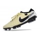 Nike Tiempo Legend 10 Elite FG Shoes Beige Black