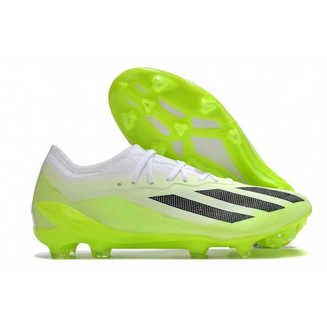 Adidas X Crazyfast .1 FG Boot Crazyrush - White Core Black Lucid Lemon