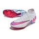 Nike Air Zoom Mercurial Superfly IX Elite FG White Pink Blue