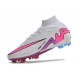 Nike Air Zoom Mercurial Superfly IX Elite FG White Pink Blue