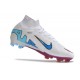 Nike Air Zoom Mercurial Superfly IX Elite FG White Pink Blue
