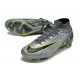 Nike Air Zoom Mercurial Superfly IX Elite FG Grey Black Green