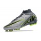Nike Air Zoom Mercurial Superfly IX Elite FG Grey Black Green