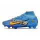 Nike Air Zoom Mercurial Superfly IX Elite FG X Mbappe Baltic Blue White