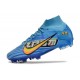 Nike Air Zoom Mercurial Superfly IX Elite FG X Mbappe Baltic Blue White