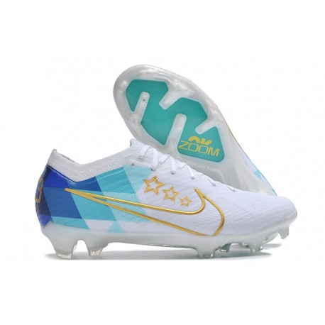 News Nike Zoom Mercurial Vapor XV Elite FG White Blue Gold