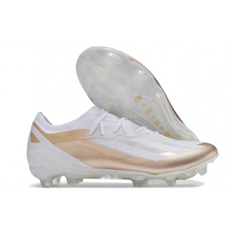 Adidas X Crazyfast.1 FG New Boot White Bronze 