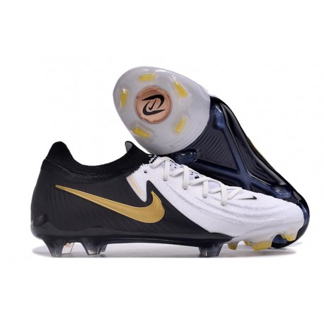 Nike Phantom Luna 2 Elite FG White Black Metallic Gold Coin