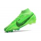Nike Air Zoom Mercurial Superfly IX Elite FG MDS 008 Green Strike Black Stadium Green