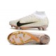 Nike Air Zoom Mercurial Superfly IX Elite FG White Gold Black