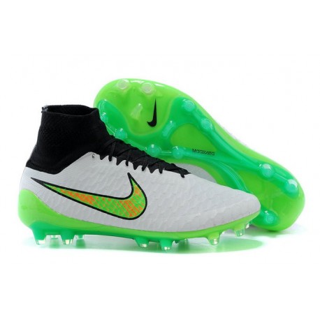Nike Magista Obra FG ACC Men's Firm Ground Football Boots White Green