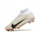 Nike Air Zoom Mercurial Superfly IX Elite FG White Gold Black