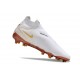 Nike Phantom GX Elite DF FG Link White Gold