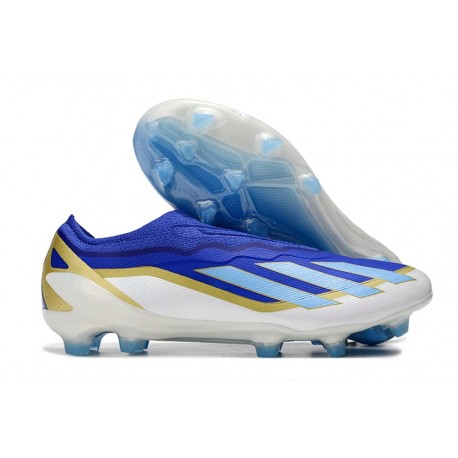 adidas X Crazyfast .1 Laceless FG Team Solar Yellow Core Black White-
