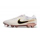 Nike Tiempo Legend 10 Elite FG Shoes White Gold Black