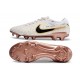 Nike Tiempo Legend 10 Elite FG Shoes White Gold Black