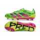 adidas Predator Elite FG Low Generation Pred - Solar Green Shock Pink Lucid Lemon