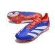 adidas Predator Elite FG Low Blue White Red
