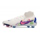 Nike Phantom Luna II Elite FG Blanco Azul Rosa