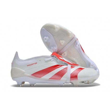 New adidas Predator Elite Tongue FG White Red