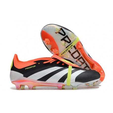 New adidas Predator Elite Tongue FG Solar Energy - Core Black White Red