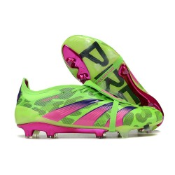 New adidas Predator Elite Tongue FG Solar Green Shock Pink Lucid Lemon