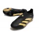adidas Predator Elite Laceless FG Black Golden