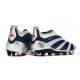 adidas Predator Elite Laceless FG Silver Navy Blue