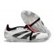 New adidas Predator Elite Tongue FG White Black Crimson