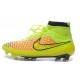 Nike Magista Obra FG ACC Men's Firm Ground Football Boots Volt Gold Hyper Punch
