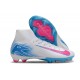 Nike Zoom Mercurial Superfly 10 Elite FG White Blue Pink