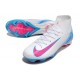 Nike Zoom Mercurial Superfly 10 Elite FG White Blue Pink