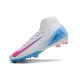 Nike Zoom Mercurial Superfly 10 Elite FG White Blue Pink