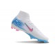 Nike Zoom Mercurial Superfly 10 Elite FG White Blue Pink