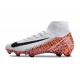 Nike Zoom Mercurial Superfly 10 Elite FG White Black Orange