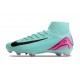 Nike Zoom Mercurial Superfly 10 Elite FG Green Black Pink