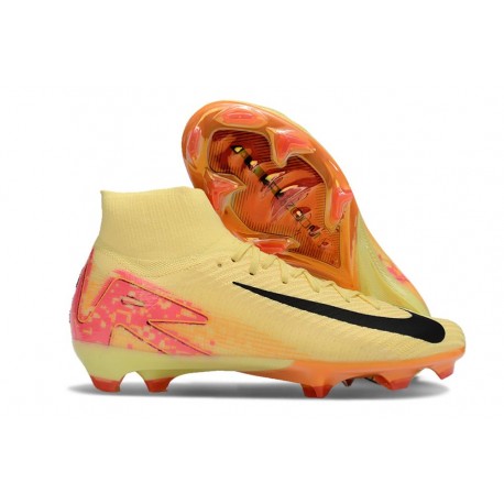 Nike Zoom Mercurial Superfly 10 Elite FG Yellow Black
