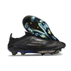 adidas F50 + FG LL Soccer Cleat Core Black Iron Met Gold Met