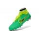 High Top Nike Magista Obra FG ACC Soccer Cleats Green Black