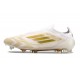 adidas F50 Elite Laceless FG Boot Ftwr White Gold Met