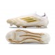 adidas F50 Elite Laceless FG Boot Ftwr White Gold Met