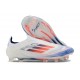 adidas F50 Elite Laceless FG Boot Ftwr White Solar Red Lucid Blue