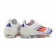 adidas F50 Elite Laceless FG Boot Ftwr White Solar Red Lucid Blue