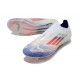 adidas F50 Elite Laceless FG Boot Ftwr White Solar Red Lucid Blue