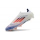 adidas F50 Elite Laceless FG Boot Ftwr White Solar Red Lucid Blue