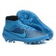 High Top Nike Magista Obra FG ACC Soccer Cleats Turquoise Blue