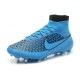 High Top Nike Magista Obra FG ACC Soccer Cleats Turquoise Blue