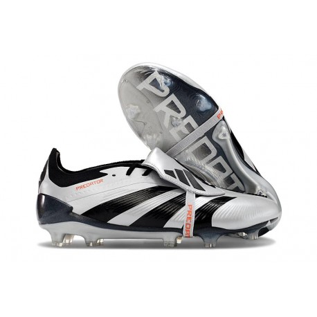 Adidas Predator Elite Tongue FG Silver Black