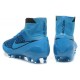High Top Nike Magista Obra FG ACC Soccer Cleats Turquoise Blue