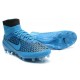 High Top Nike Magista Obra FG ACC Soccer Cleats Turquoise Blue